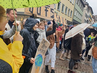 Proteste für verbesserte Klimapolitik und Verkehrswende