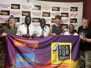Radio StHörfunk & Rock for Gambia meets Hot FM