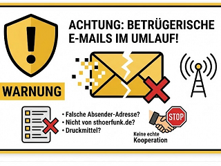 Vorsicht vor Fake-Mails!